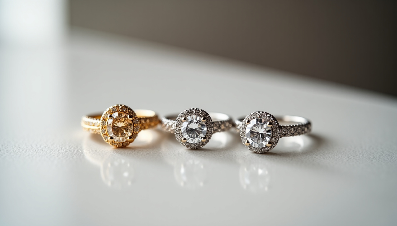 Comparatif visuel des matériaux de bijoux: or 750, argent 925 rhodié, plaqué or et acier inoxydable