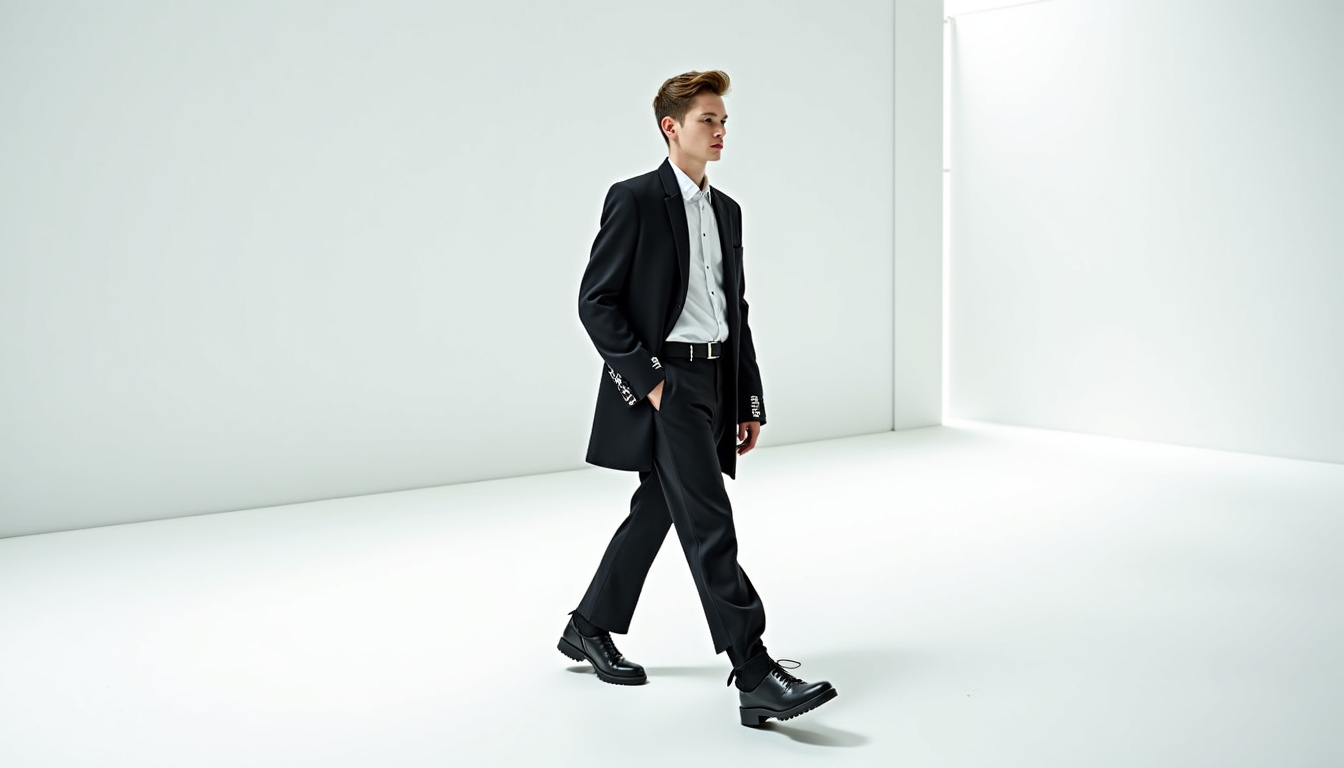 Mannequin portant une création issue d