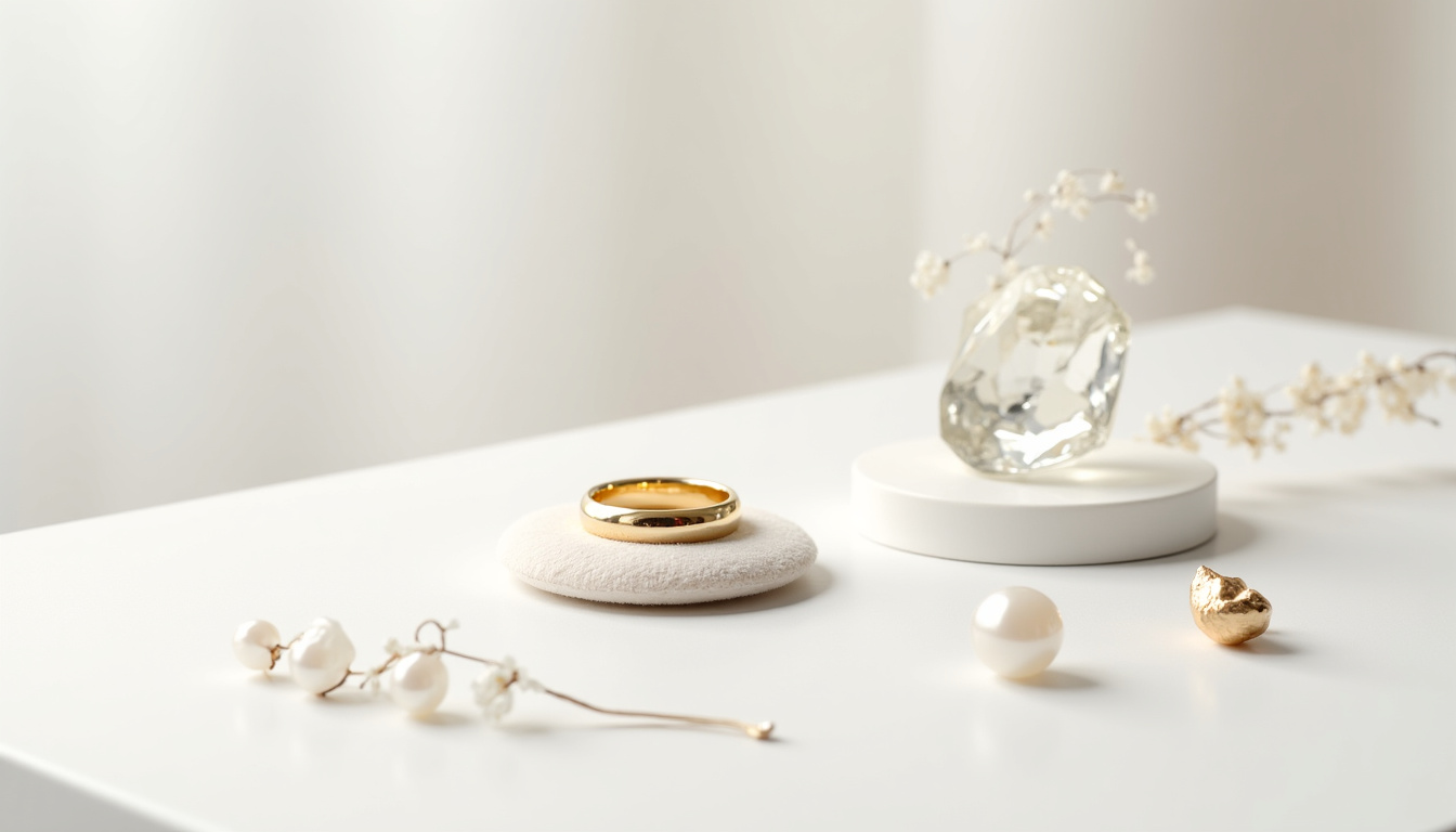 Présentation des matériaux utilisés par Monica Vinader: or vermeil, argent sterling, diamants de laboratoire et perles keshi