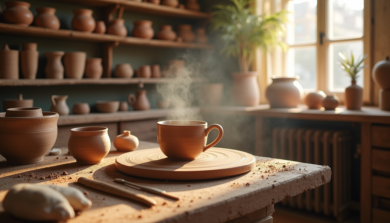 Atelier-boutique de Myrtille Beck sur rue Henry Monnier, ambiance chaleureuse et artisanale