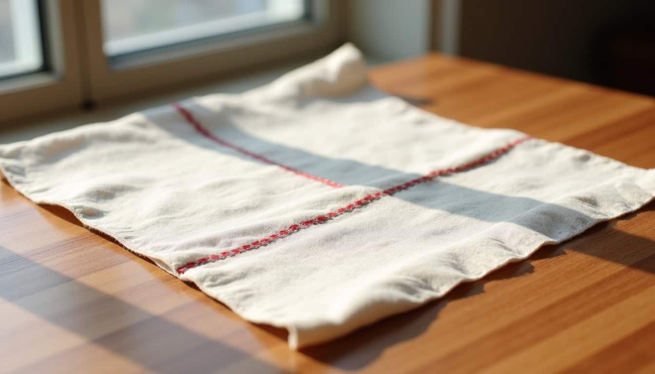 Bandana américain brut en tissu avant broderie, origine Caroline du Sud