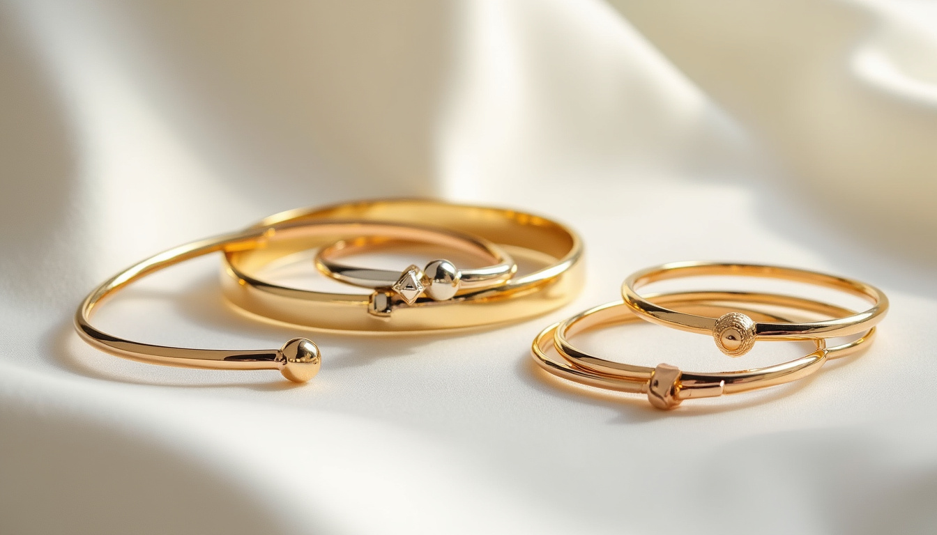 Exposition de différents modèles du bracelet Juste un Clou de Cartier