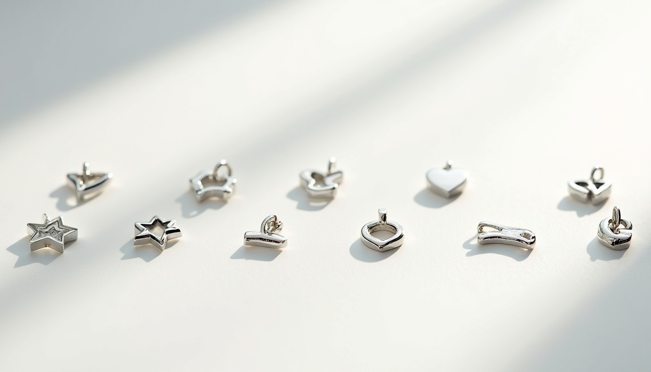 Collection de charms Thomas Sabo sur fond clair