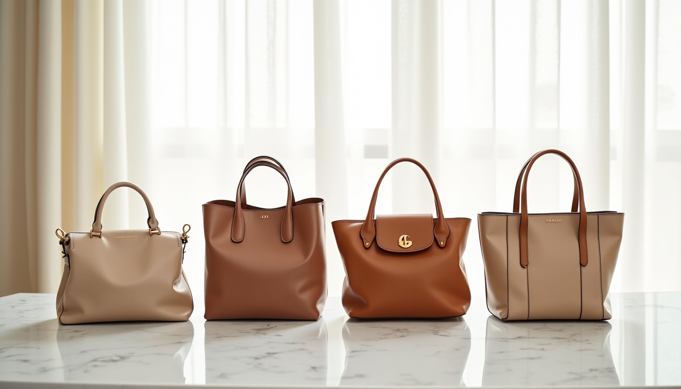 Disposition des sacs à main Zadig & Voltaire: Sunny, Rocky II, Jim et Angel Tote posés sur une surface claire