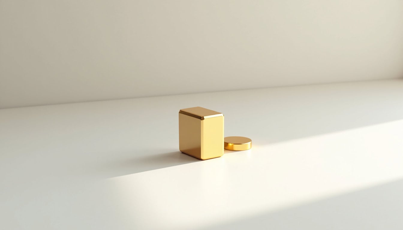 Test de l’aimant sur un bijou pour vérifier s’il est en or véritable