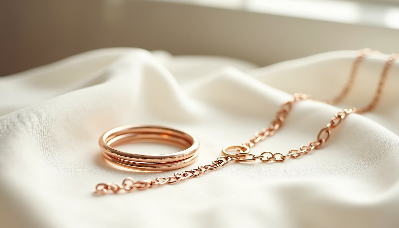 Composition de bijoux Missoma superposés: colliers, bracelets et bagues en mix métal, sur fond clair