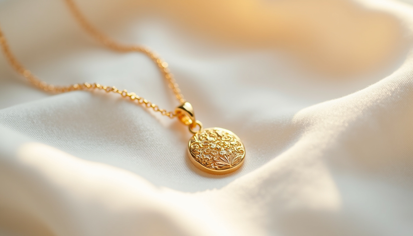 Exemple de bijou Missoma en vermeil or 18 carats sur argent sterling, montrant la brillance et le détail du travail artisanal