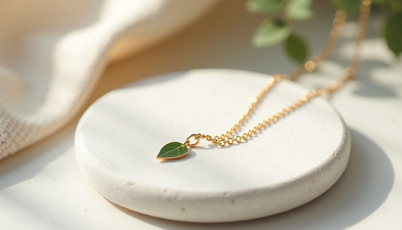 Photographie de bijoux labellisés Net Sustain, mettant en avant des matériaux recyclés et des designs éthiques