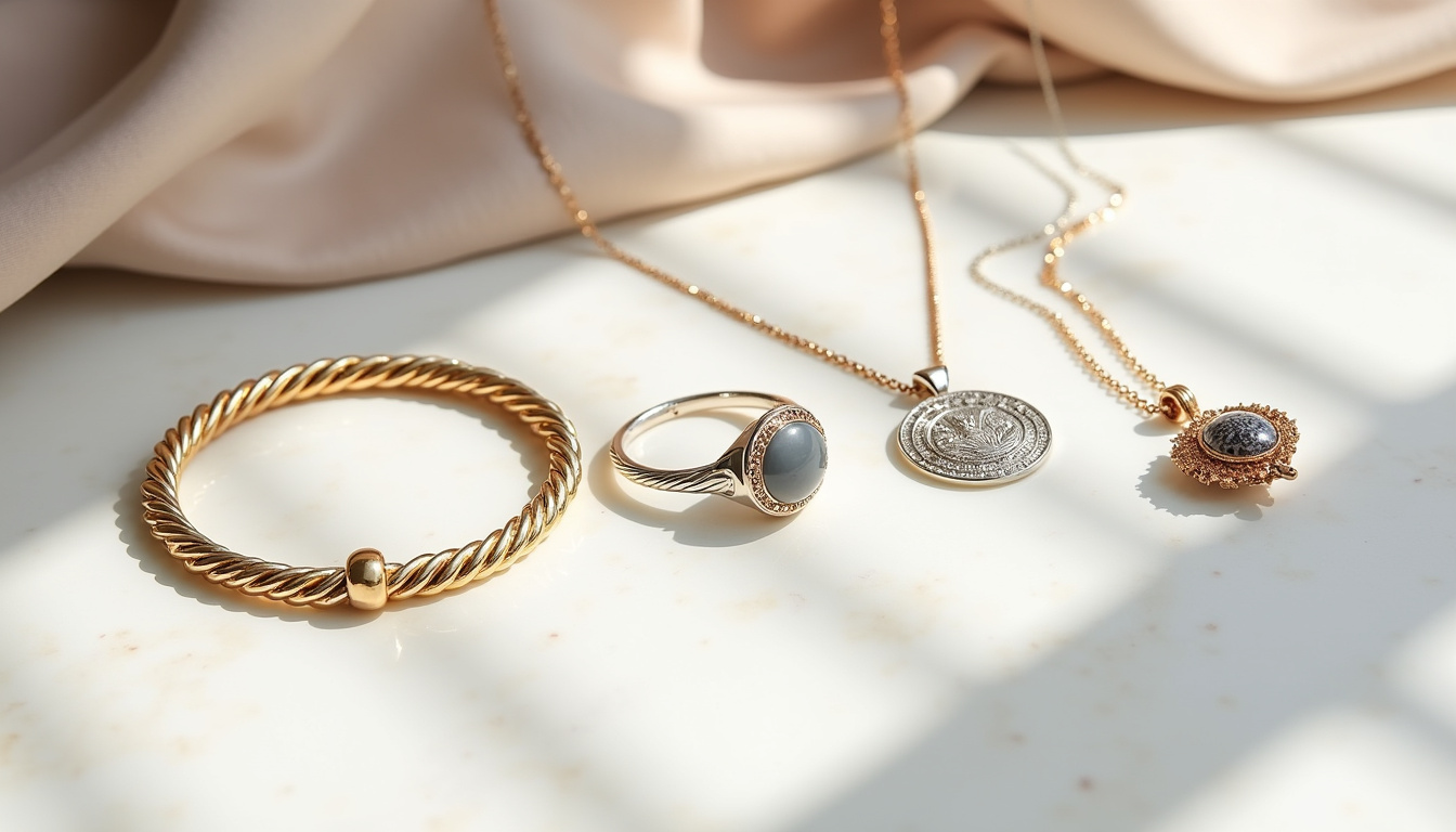 Exposition des principales collections David Yurman: Cable, Classic, Renaissance et Alchemy