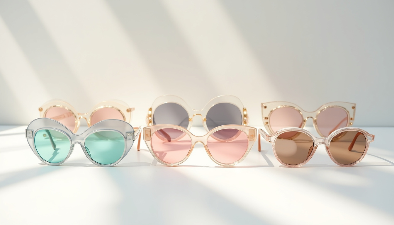 Montage visuel montrant l’influence des lunettes Miu Miu sur les tendances mode solaire en 2026