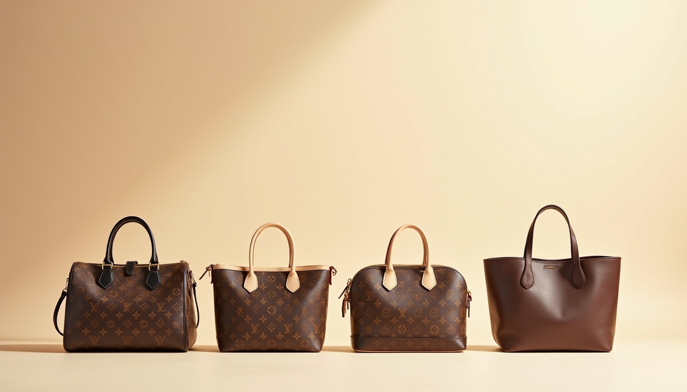 Sacs Louis Vuitton en 2026: modèles Speedy, Neverfull, Alma et Capucines alignés sur fond neutre