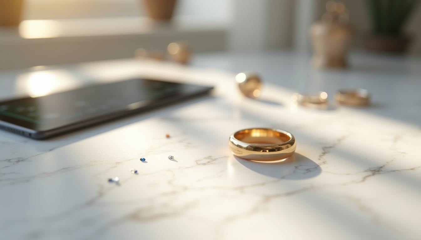 Interface en ligne de personnalisation de bijoux sur le site de L'Atelier d'Amaya